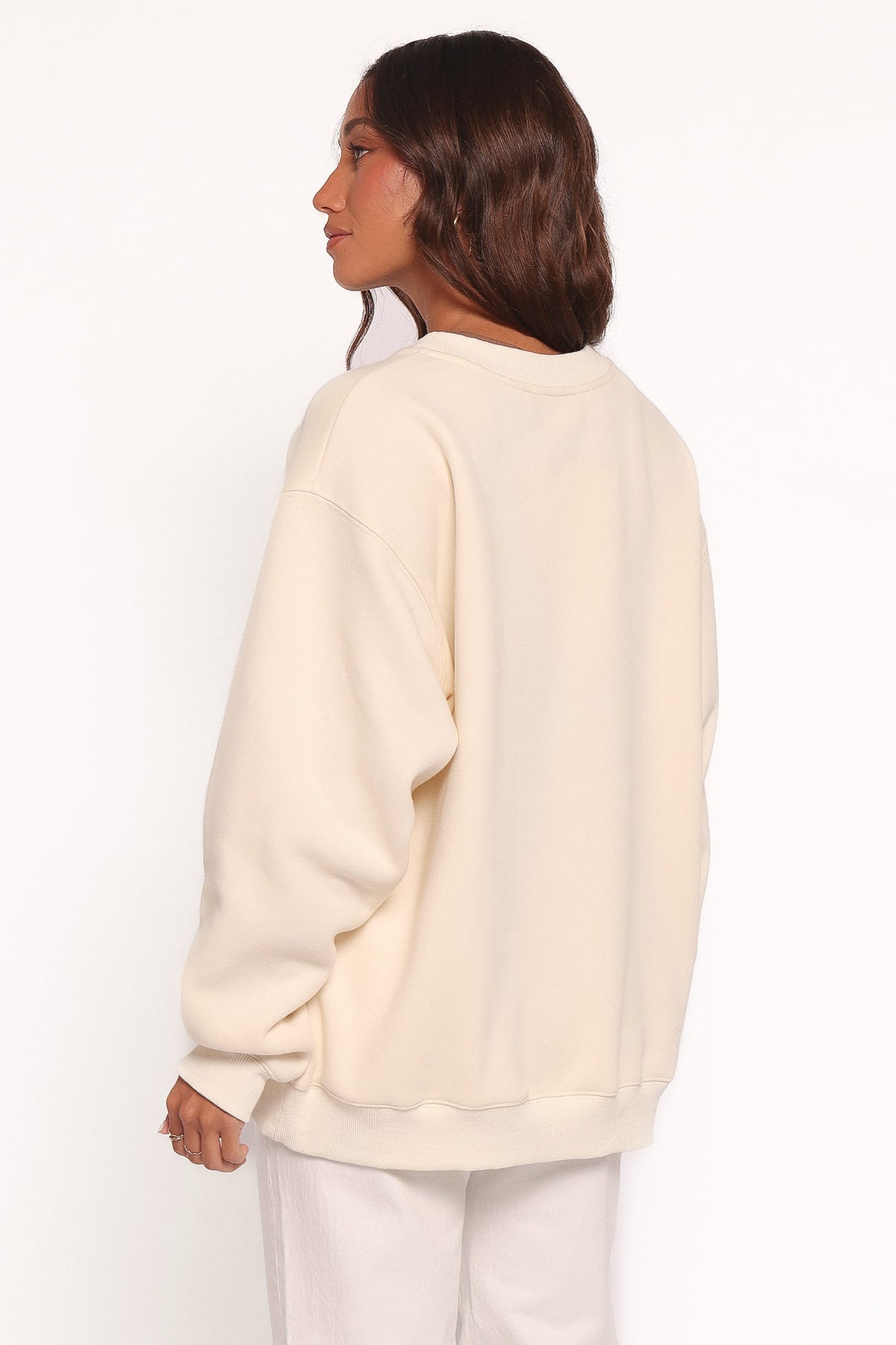 Flower Garden Graphic Sweatshirt in Cream – view 4 of 6