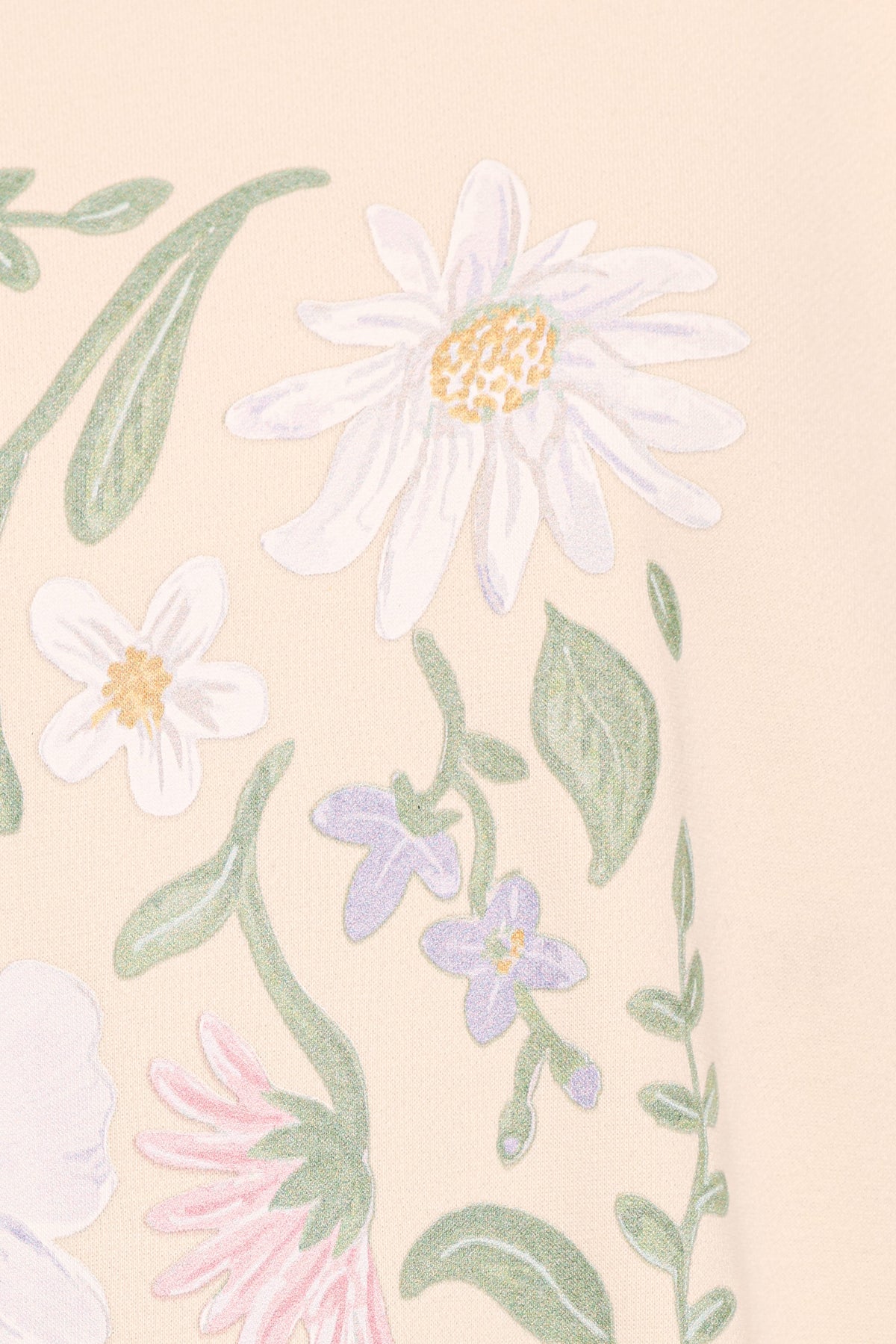 Flower Garden Graphic Sweatshirt in Cream – view 6 of 6