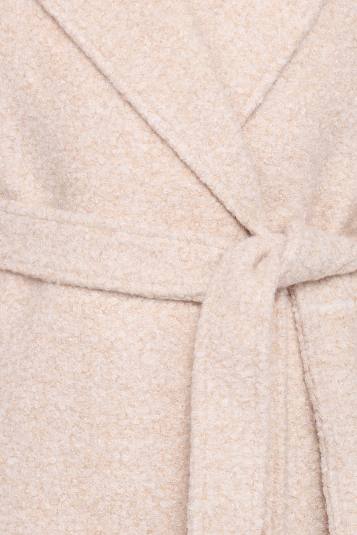 Goodie Shearling Coat in Cream – view 7 of 7