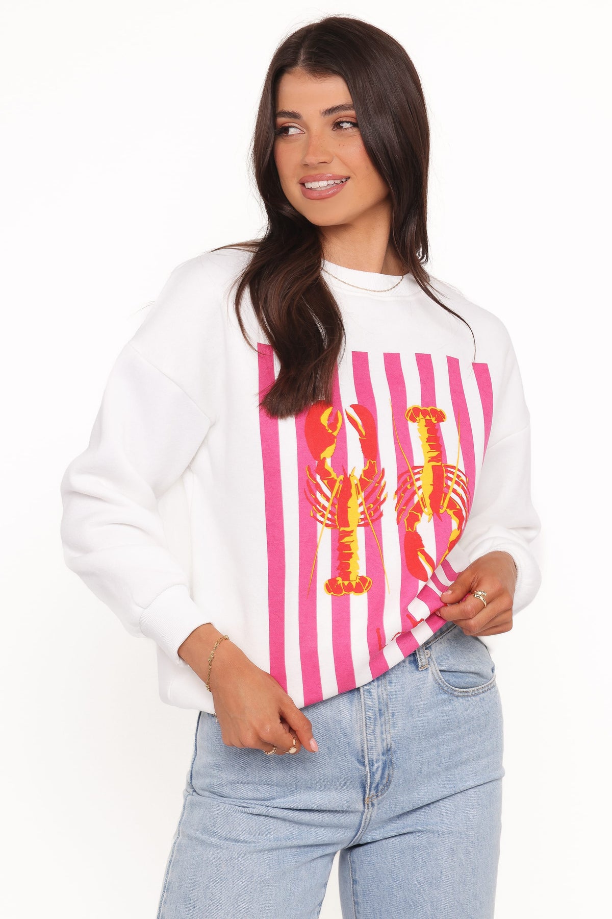Goodwin Lobster Sweatshirt in White – view 1 of 7