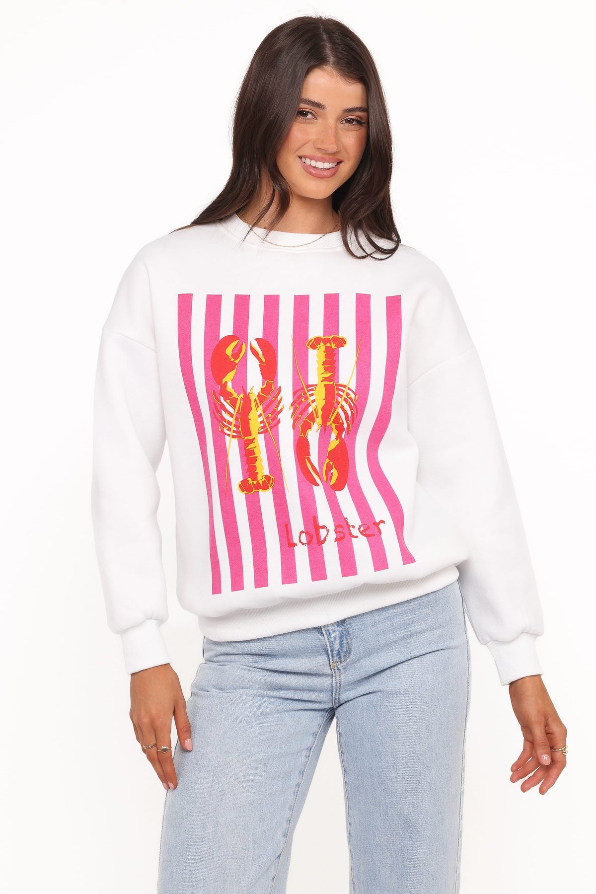 Goodwin Lobster Sweatshirt in White – view 2 of 7