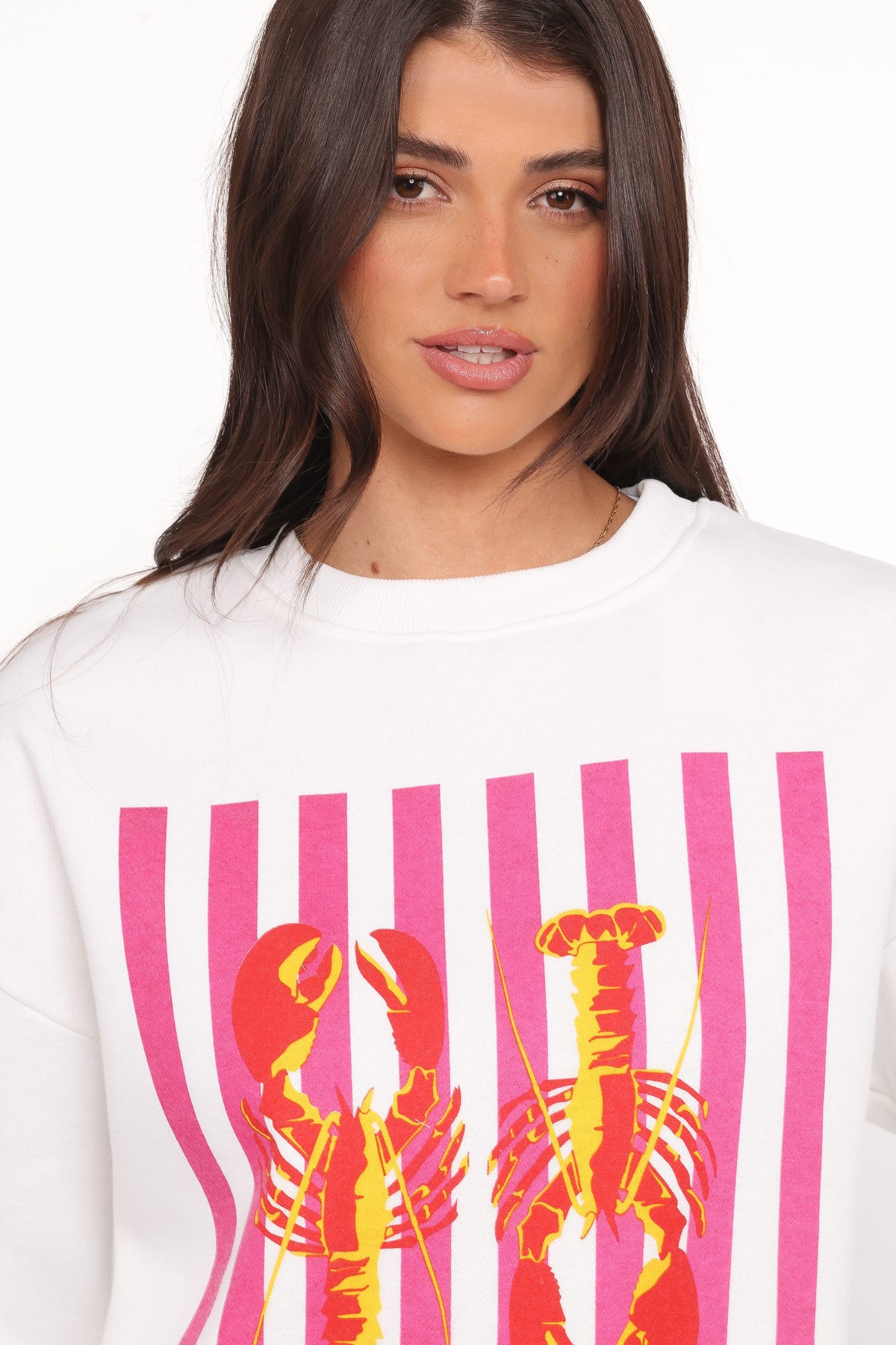 Goodwin Lobster Sweatshirt in White – view 6 of 7
