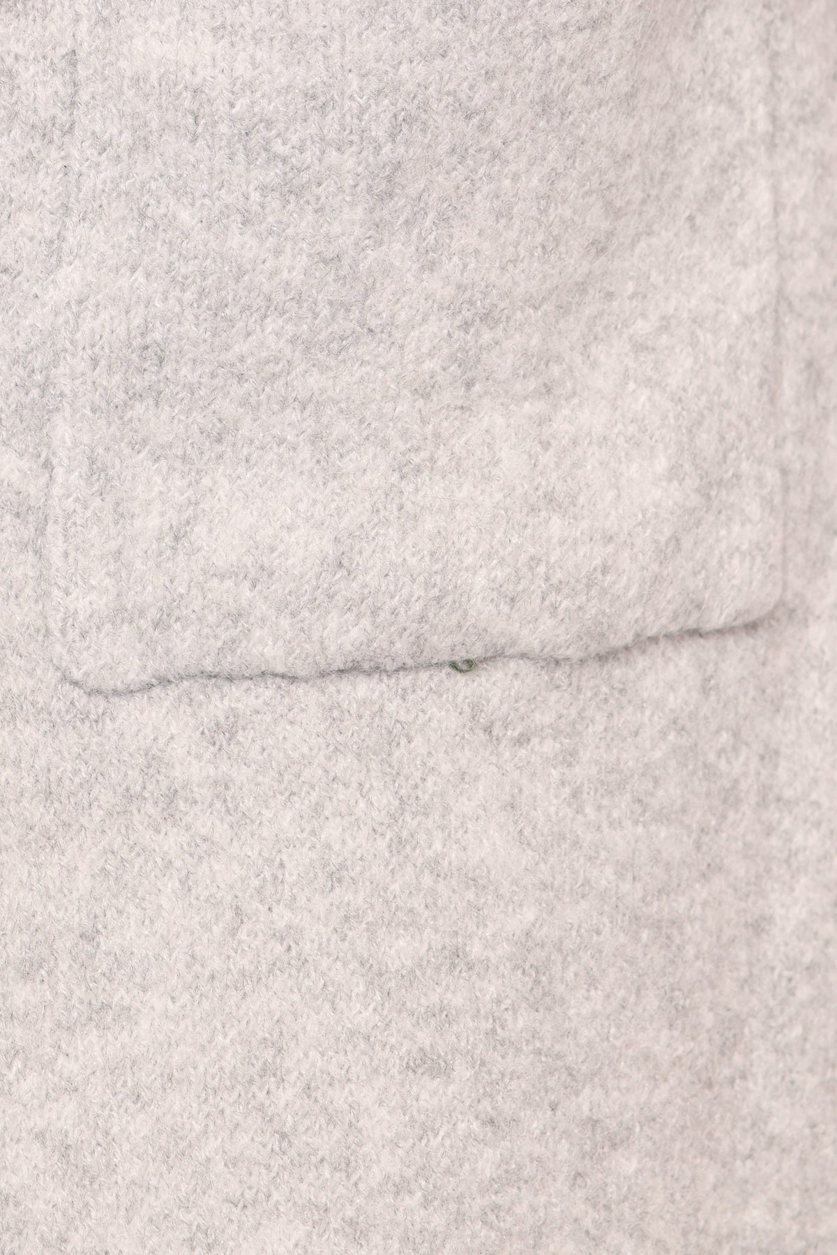 Katia Contrast Trim Coatigan in Light Grey – view 6 of 6
