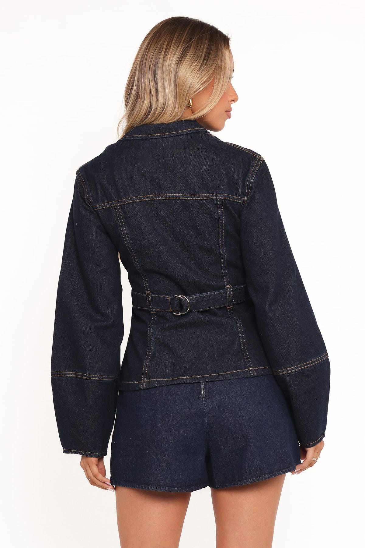 Luchia Denim Jacket in Dark Indigo – view 4 of 7