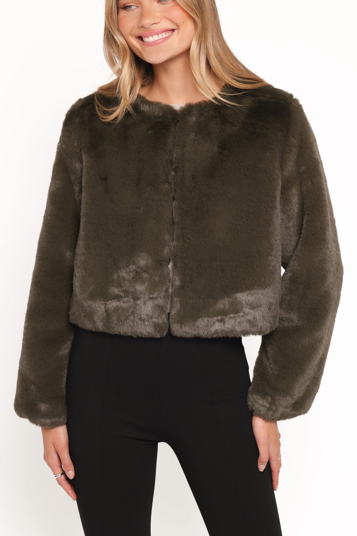 Minnie Jacket in Forest Green – view 2 of 6