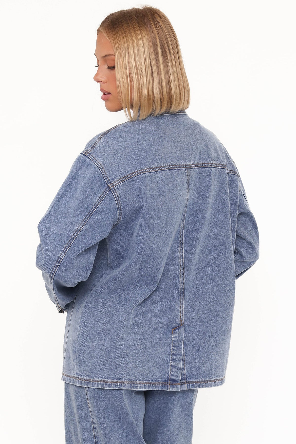 Remy Denim Utility Jacket in Medium Wash – view 5 of 9