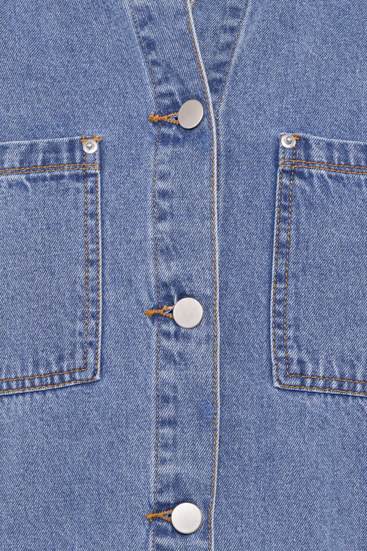 Remy Denim Utility Jacket in Medium Wash – view 8 of 9