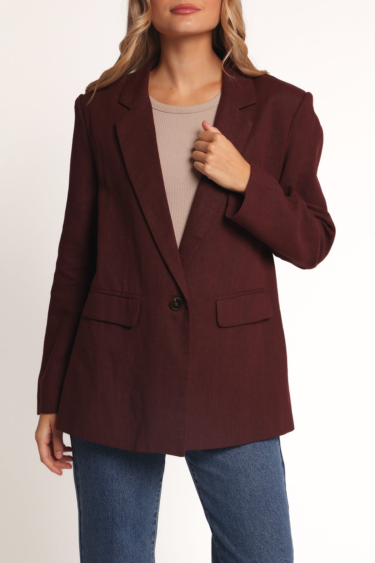 Rhodes Oversized Blazer in Espresso – view 3 of 10