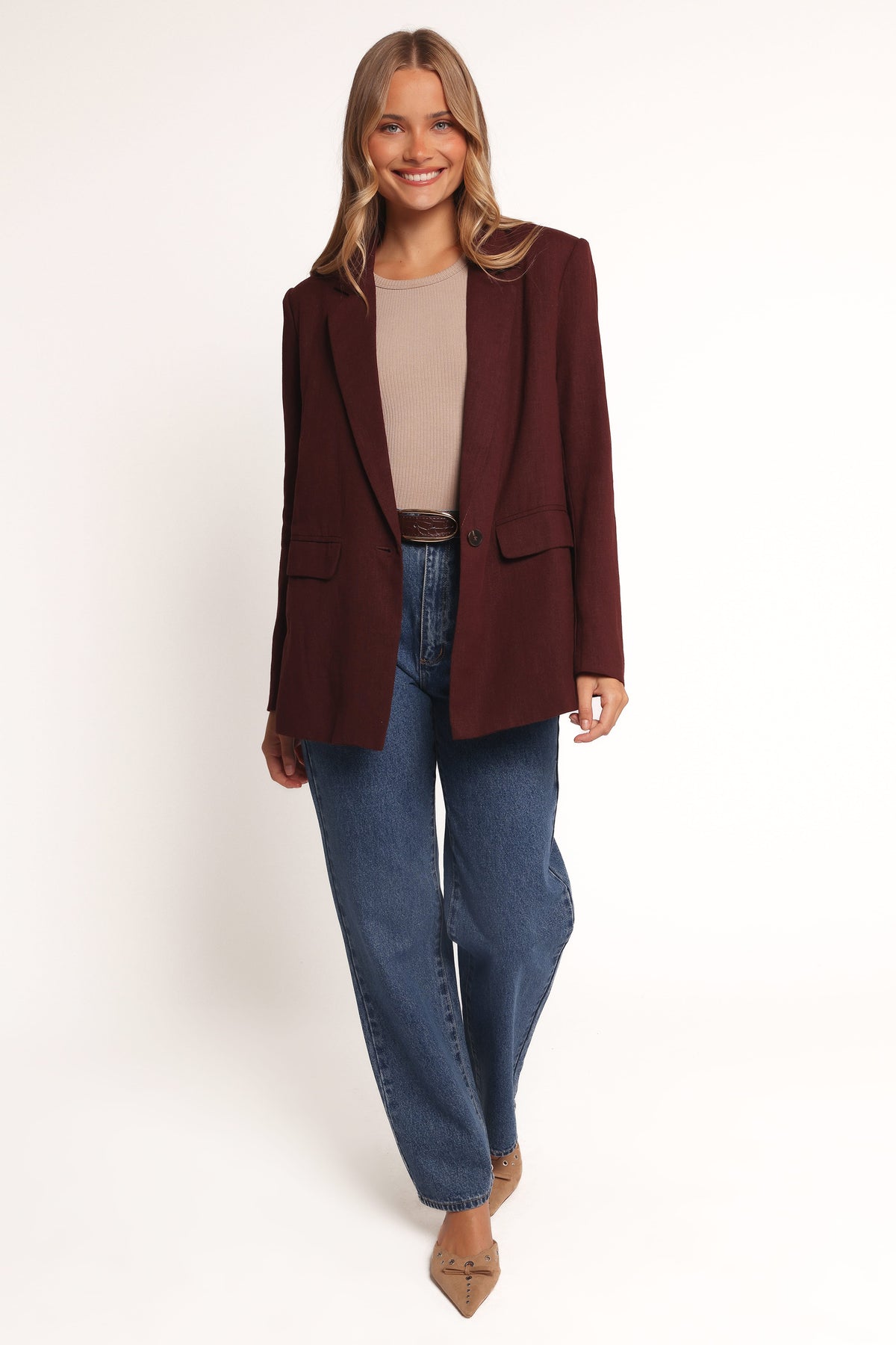 Rhodes Oversized Blazer in Espresso – view 6 of 10