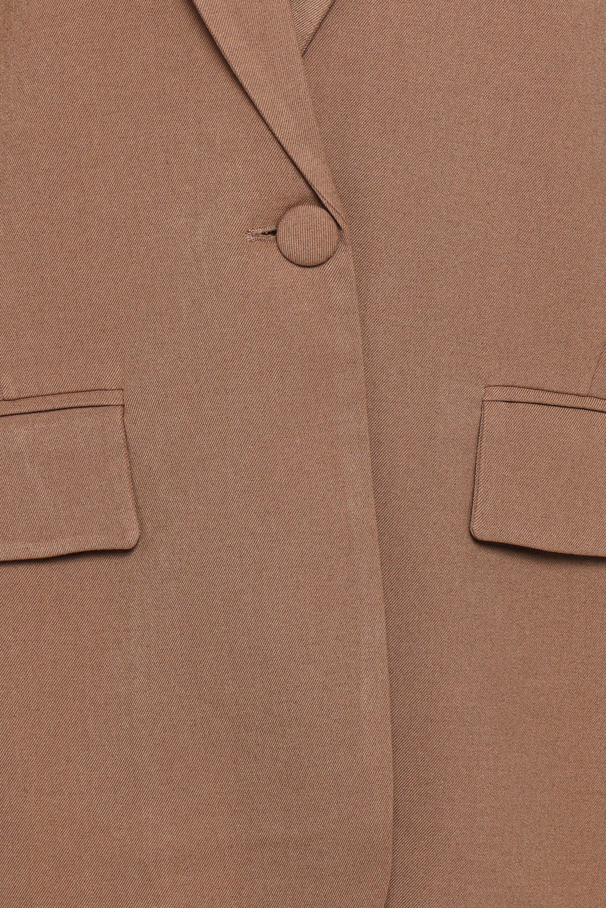 Tove Tie Back Blazer in Tan – view 6 of 6