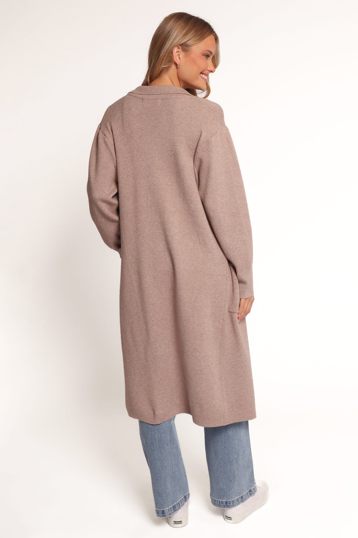 Venda Coatigan in Light Brown – view 5 of 7