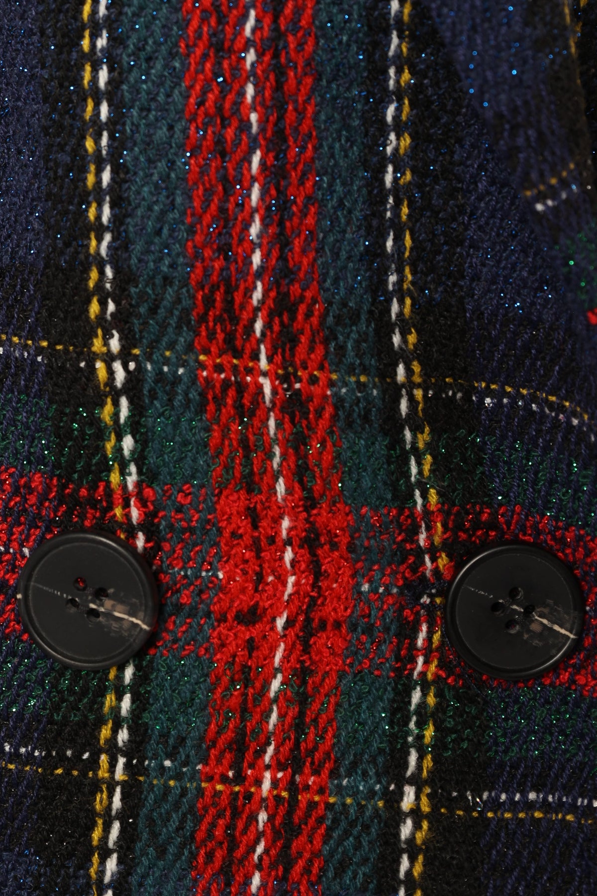 Vivienne Plaid Blazer in Red/Navy Multi – view 9 of 10
