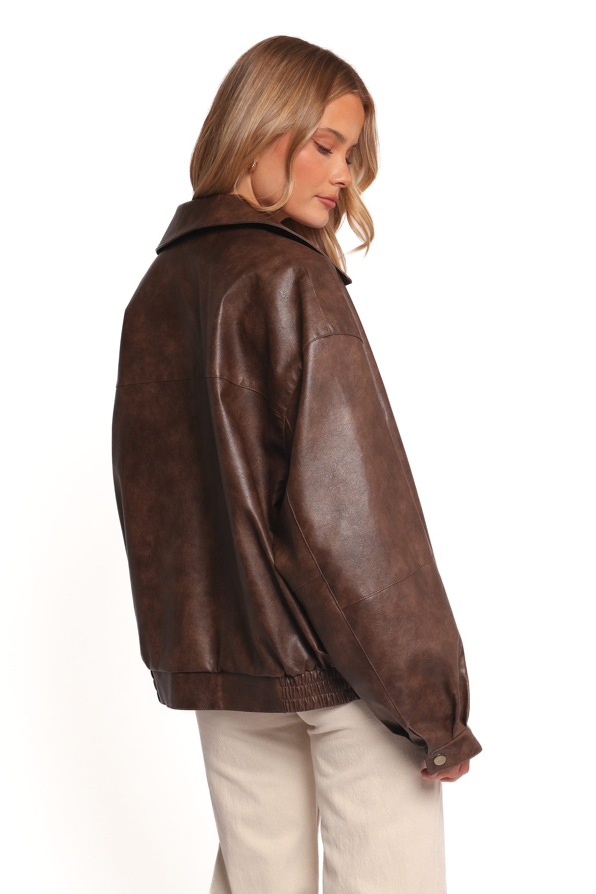 Zoe Bomber Jacket in Brown – view 4 of 7