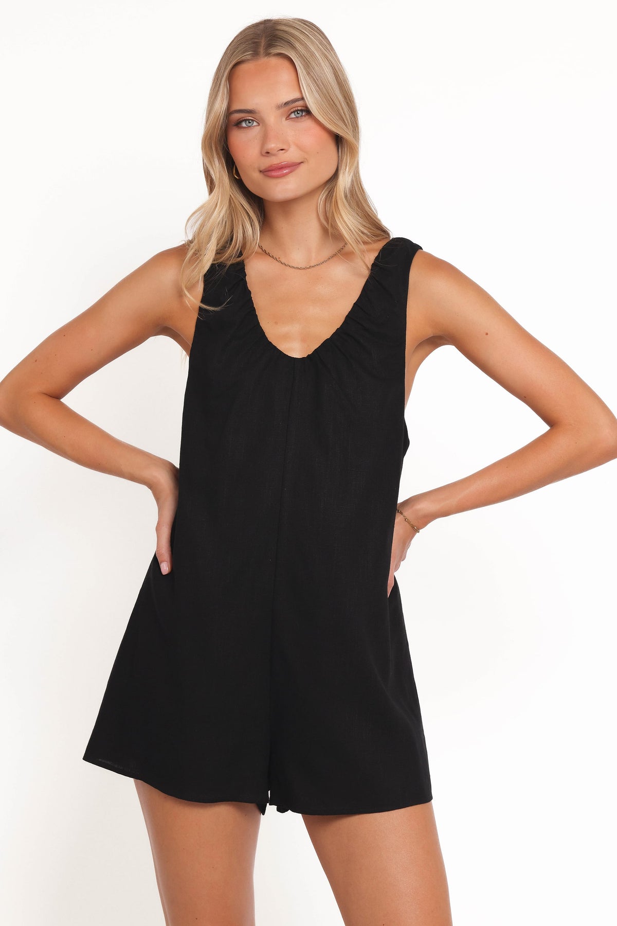 Archer Romper in Black – view 1 of 6