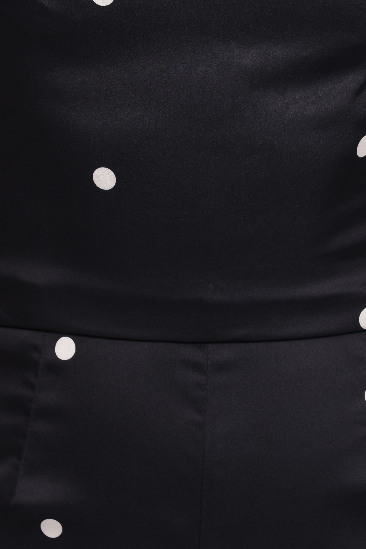 Bentley Halterneck Jumpsuit in Black Polka Dot – view 6 of 7