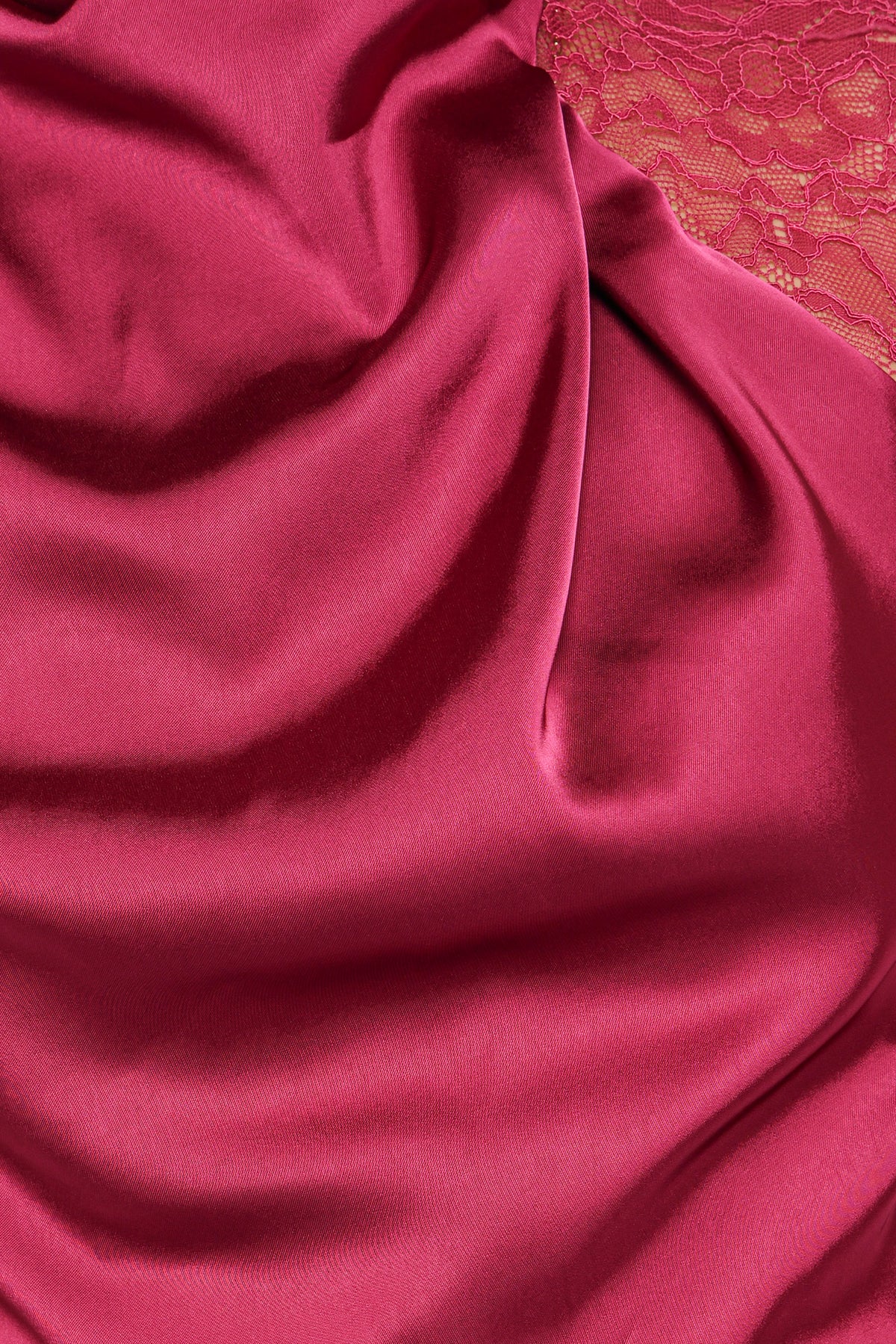 Brinley One Shoulder Jumpsuit in Berry – view 6 of 6