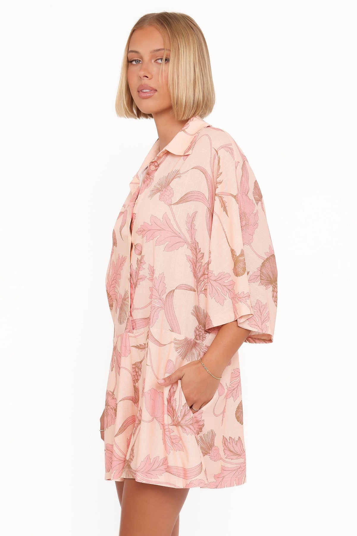 Ellisa Romper in Pink Floral – view 4 of 8