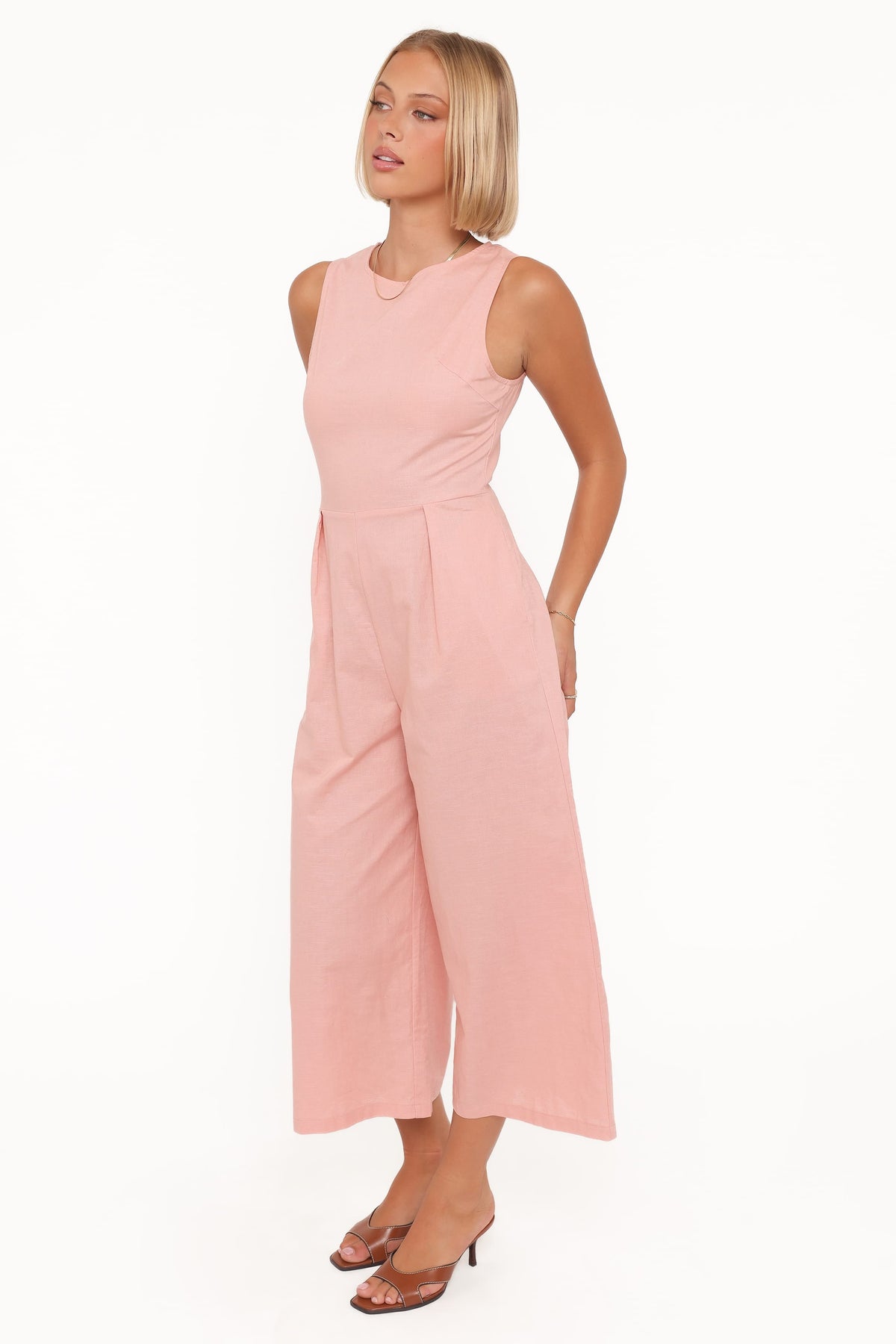 Ester Jumpsuit in Pale Pink – view 3 of 6