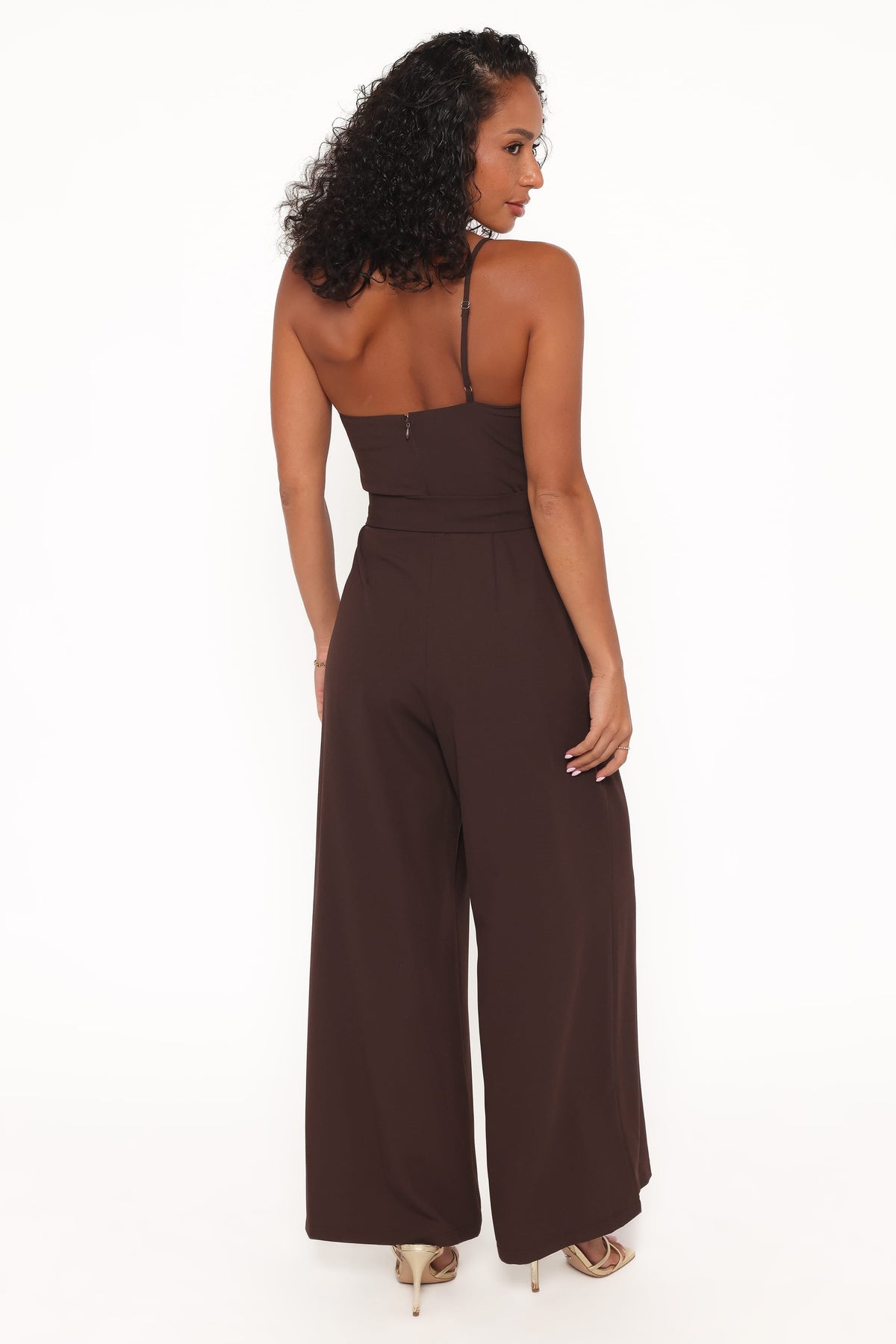 Leyton Jumpsuit in Chocolate Brown – view 4 of 6