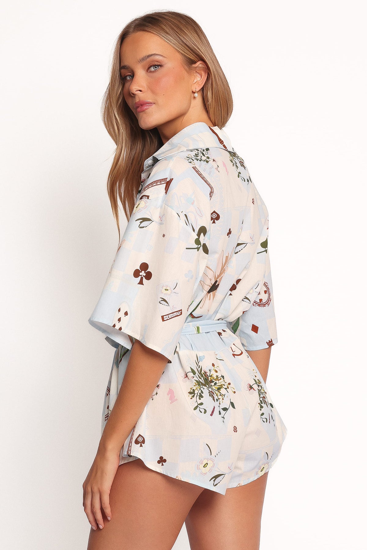 Luisa Romper in Blue Floral – view 4 of 6