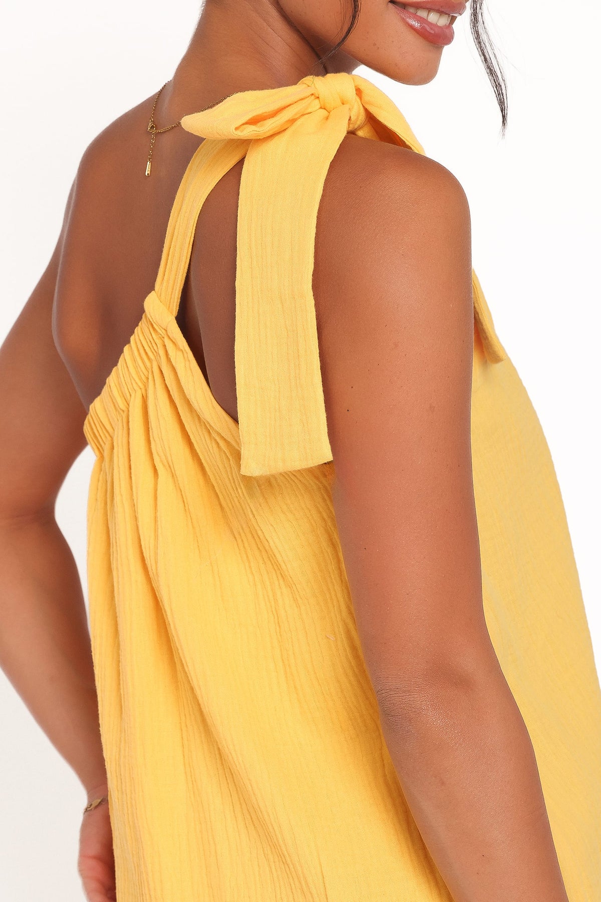 Miffy One Shoulder Romper in Mango – view 6 of 8