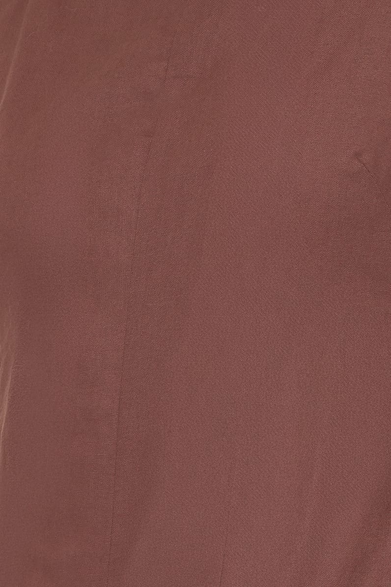 Ophilia Open Back Jumpsuit in Dark Brown – view 7 of 8