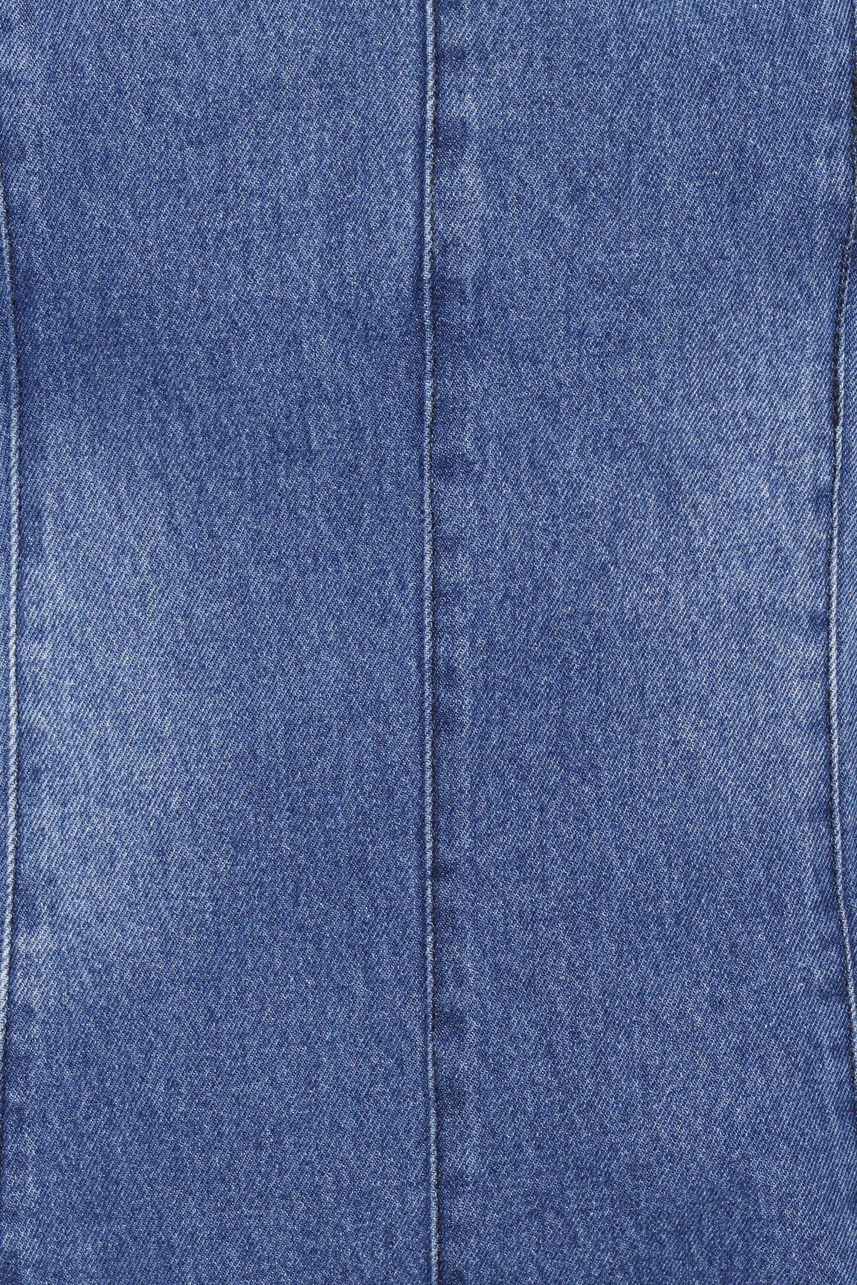 Paityn Denim Romper in Dark Wash – view 8 of 8