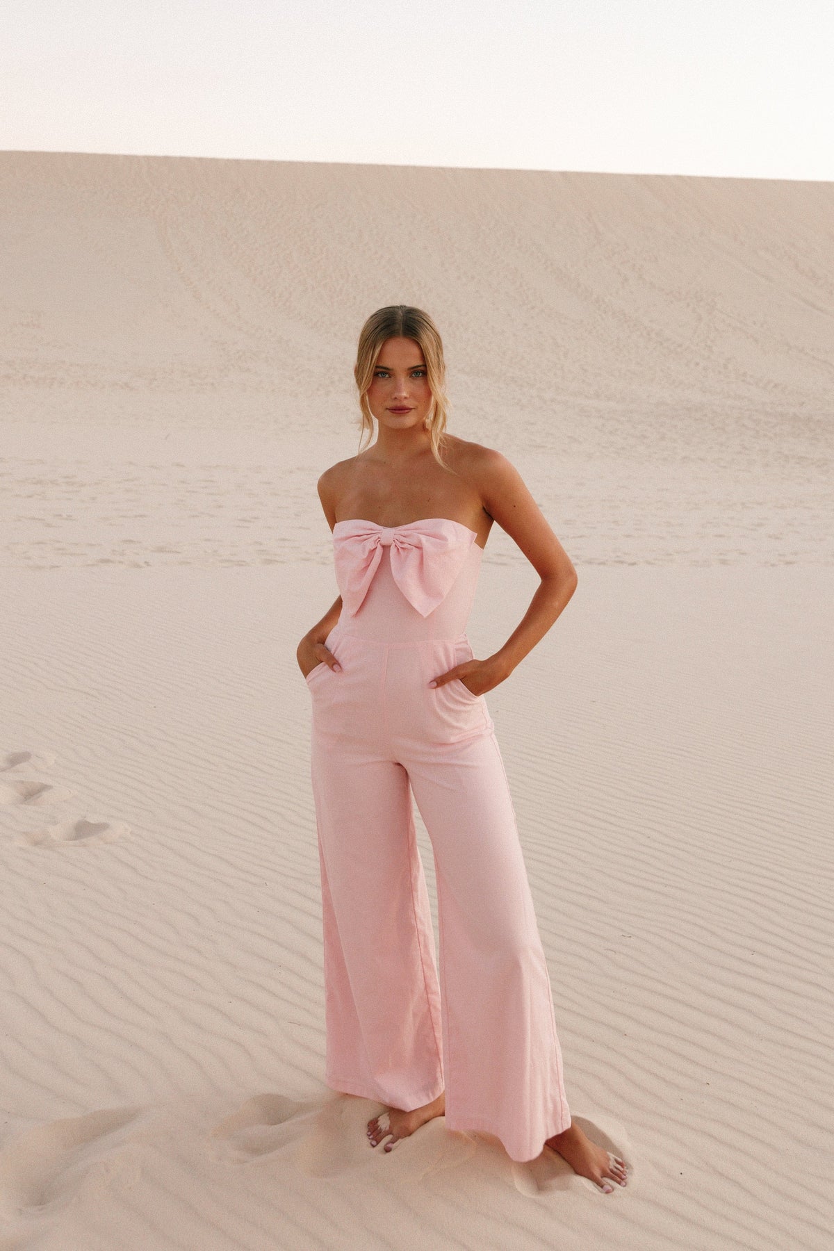 Poppy Jumpsuit in Petal Pink – view 1 of 8