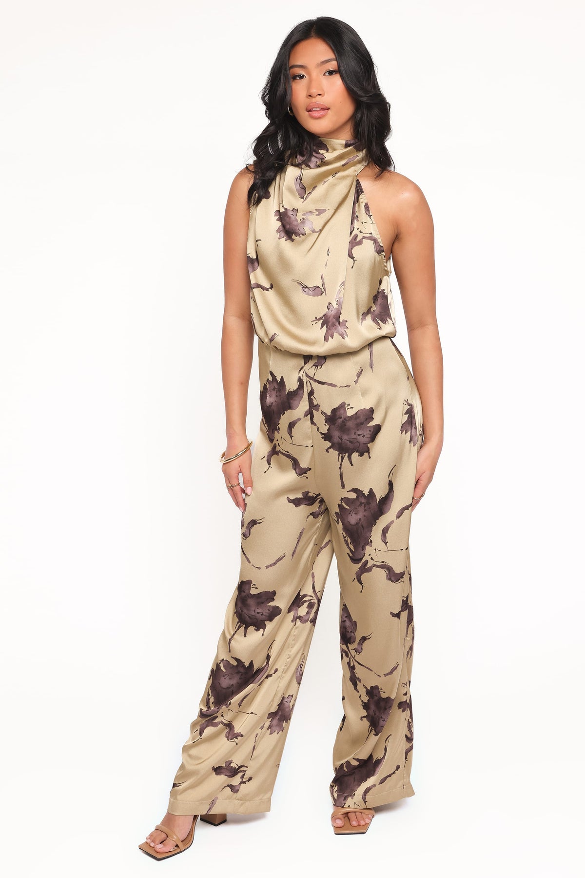 Savannah Jumpsuit in Gold Floral – view 5 of 6