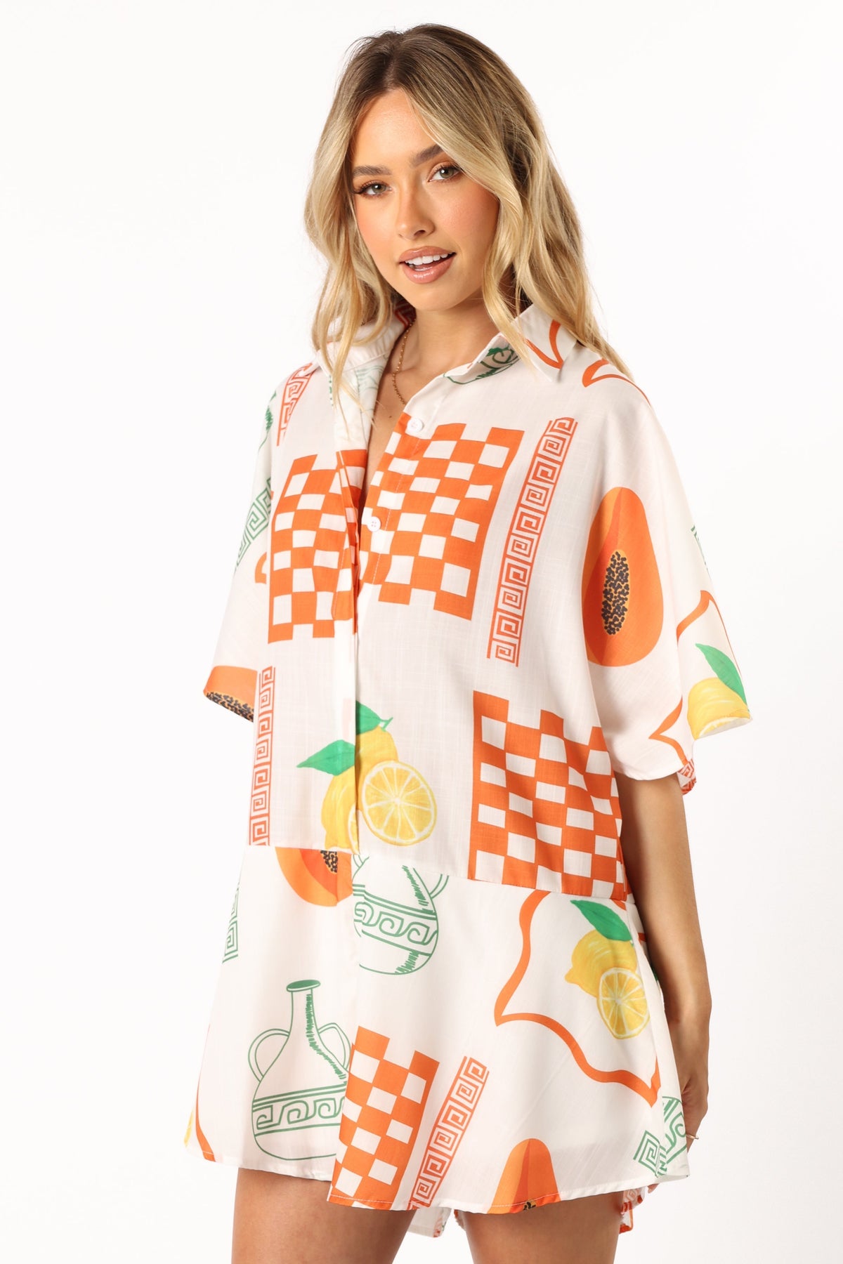 Sebastian Romper in White Orange – view 5 of 10
