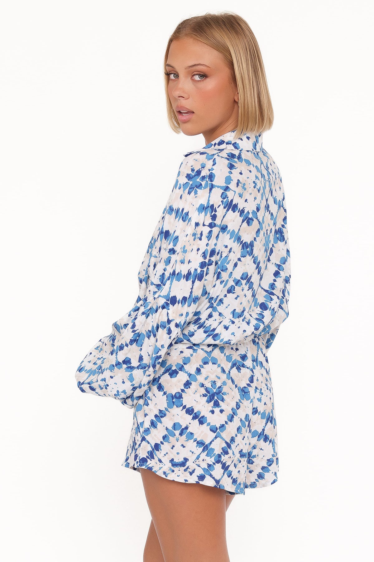 Tansy Romper in Blue Diamond – view 4 of 6