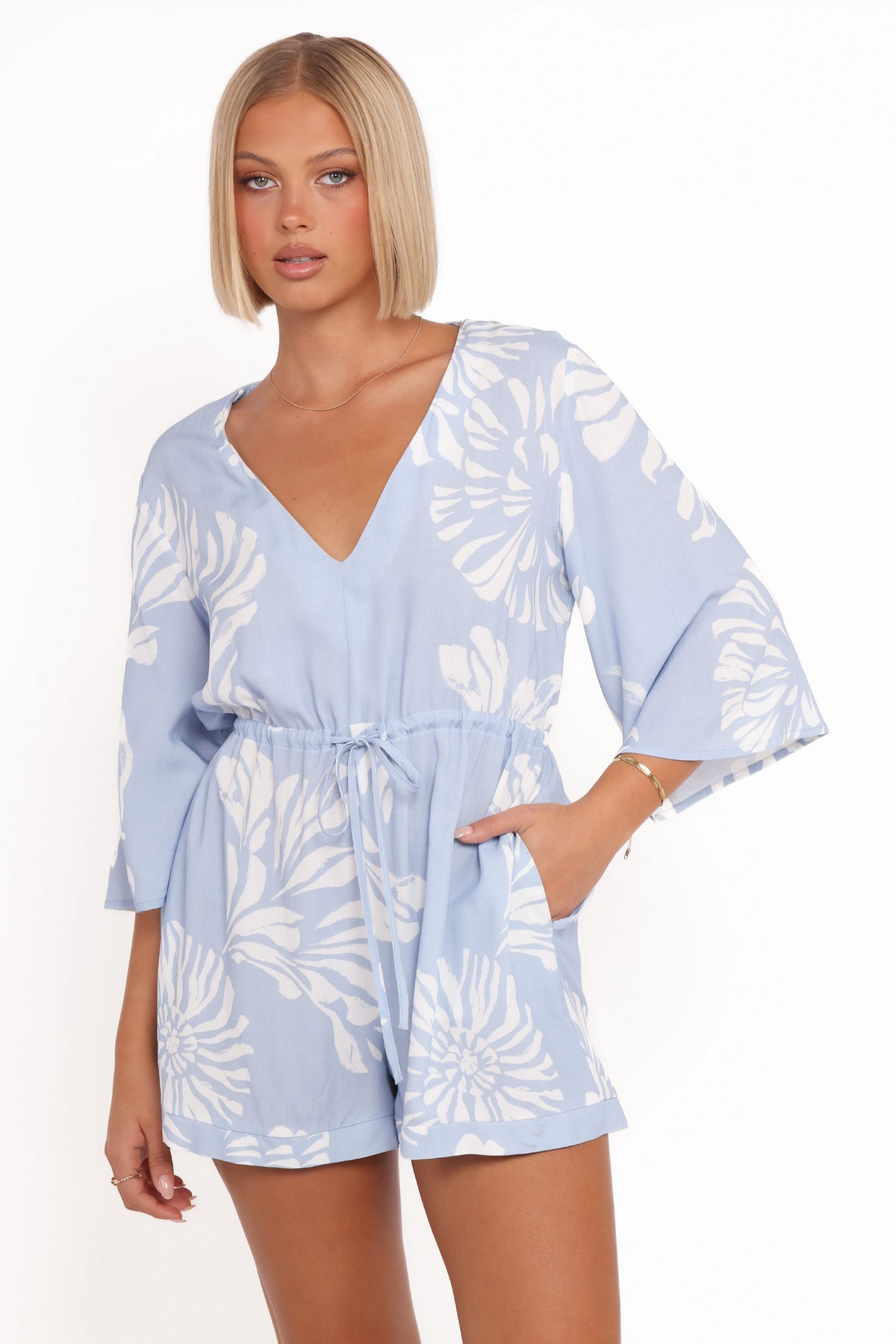 Tiff Romper in Shell Print – view 2 of 8