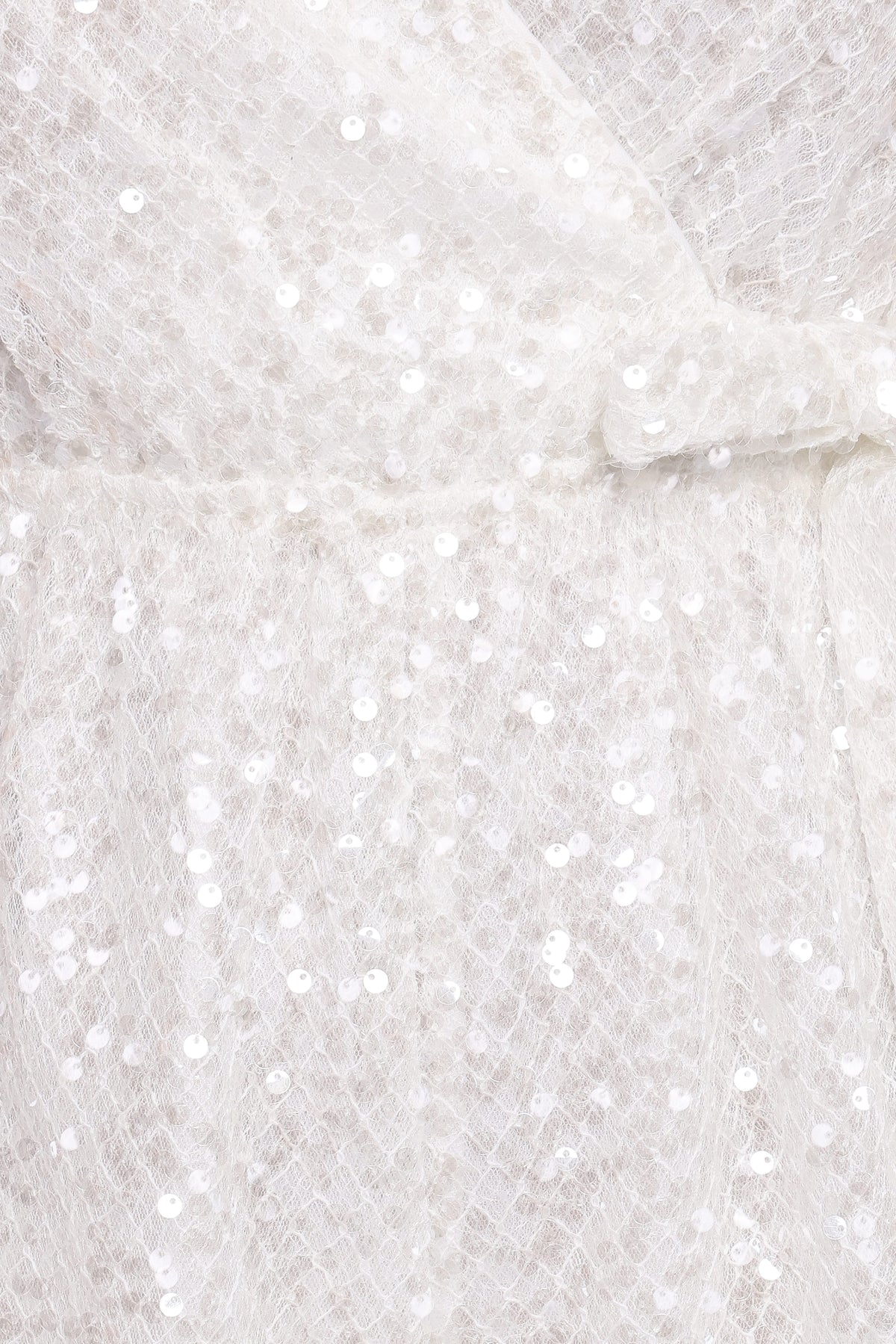 Varity Puff Sleeve Romper in White – view 7 of 8