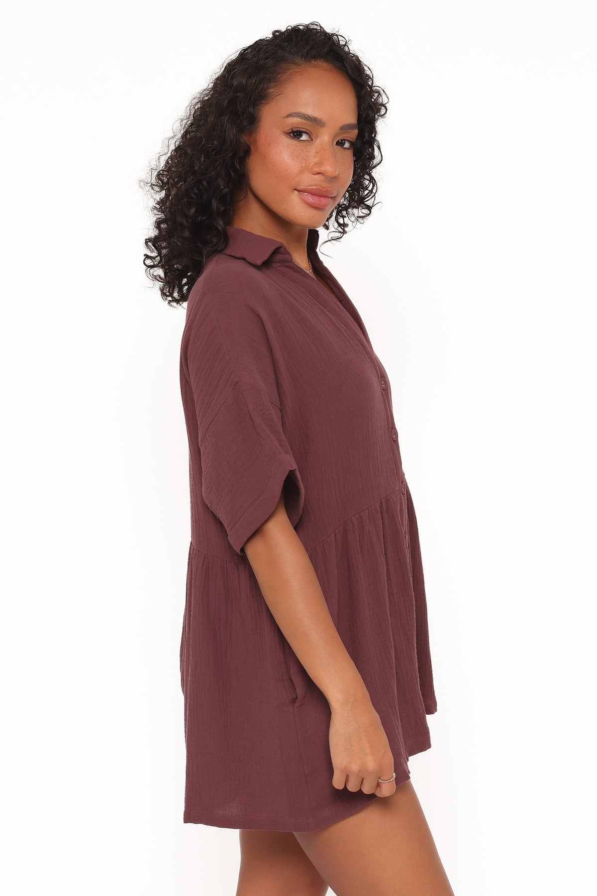 Winny Romper in Chocolate – view 3 of 6