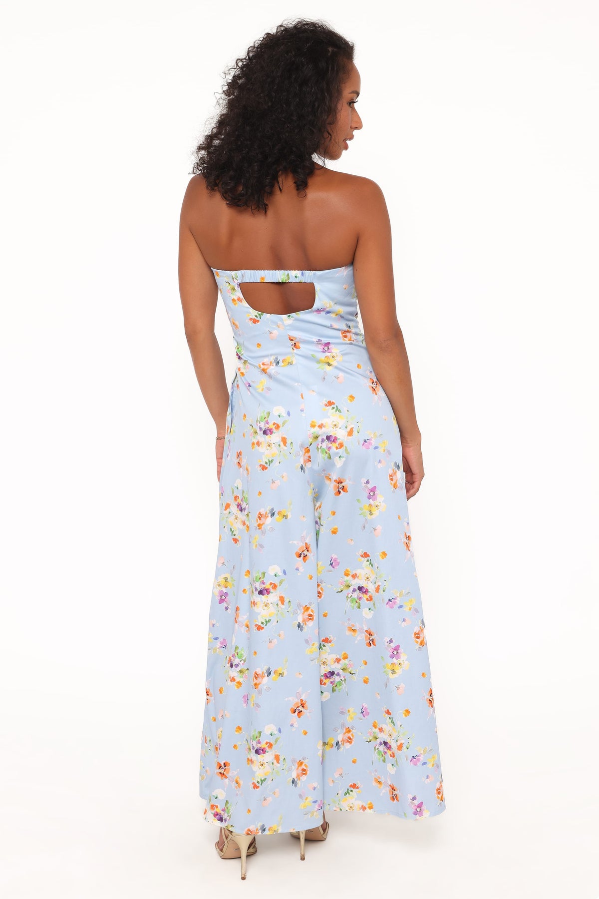Wren Jumpsuit in Cornflower Blue Floral – view 4 of 7