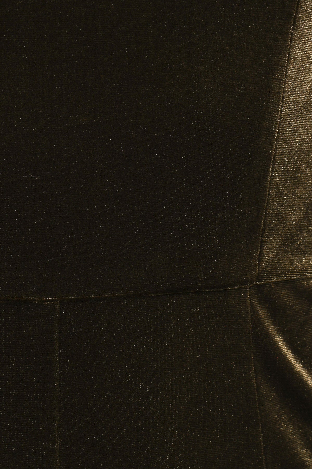 Xita Velvet One Shoulder Jumpsuit in Olive – view 8 of 9