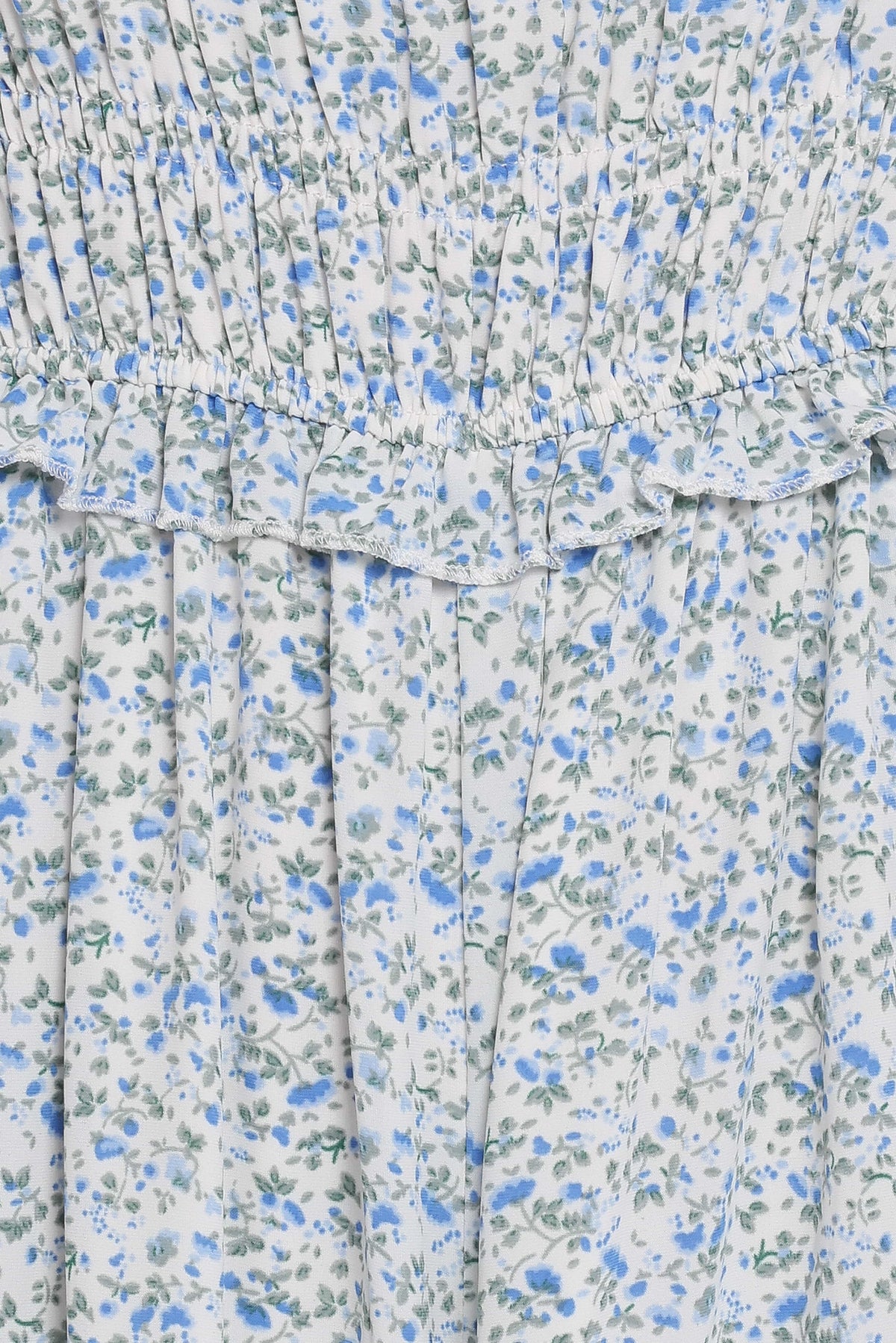 Yulissa Strapless Jumpsuit in Blue Floral – view 6 of 7