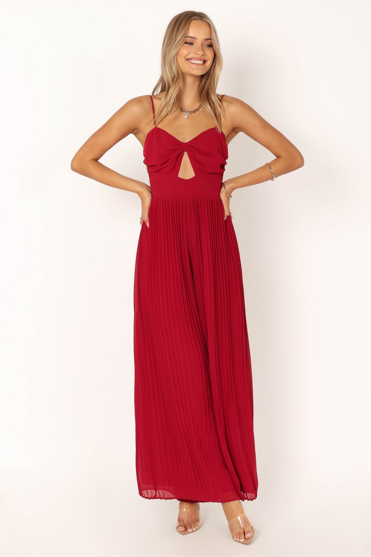 Alice Wide Leg Jumpsuit in Red – view 5 of 10