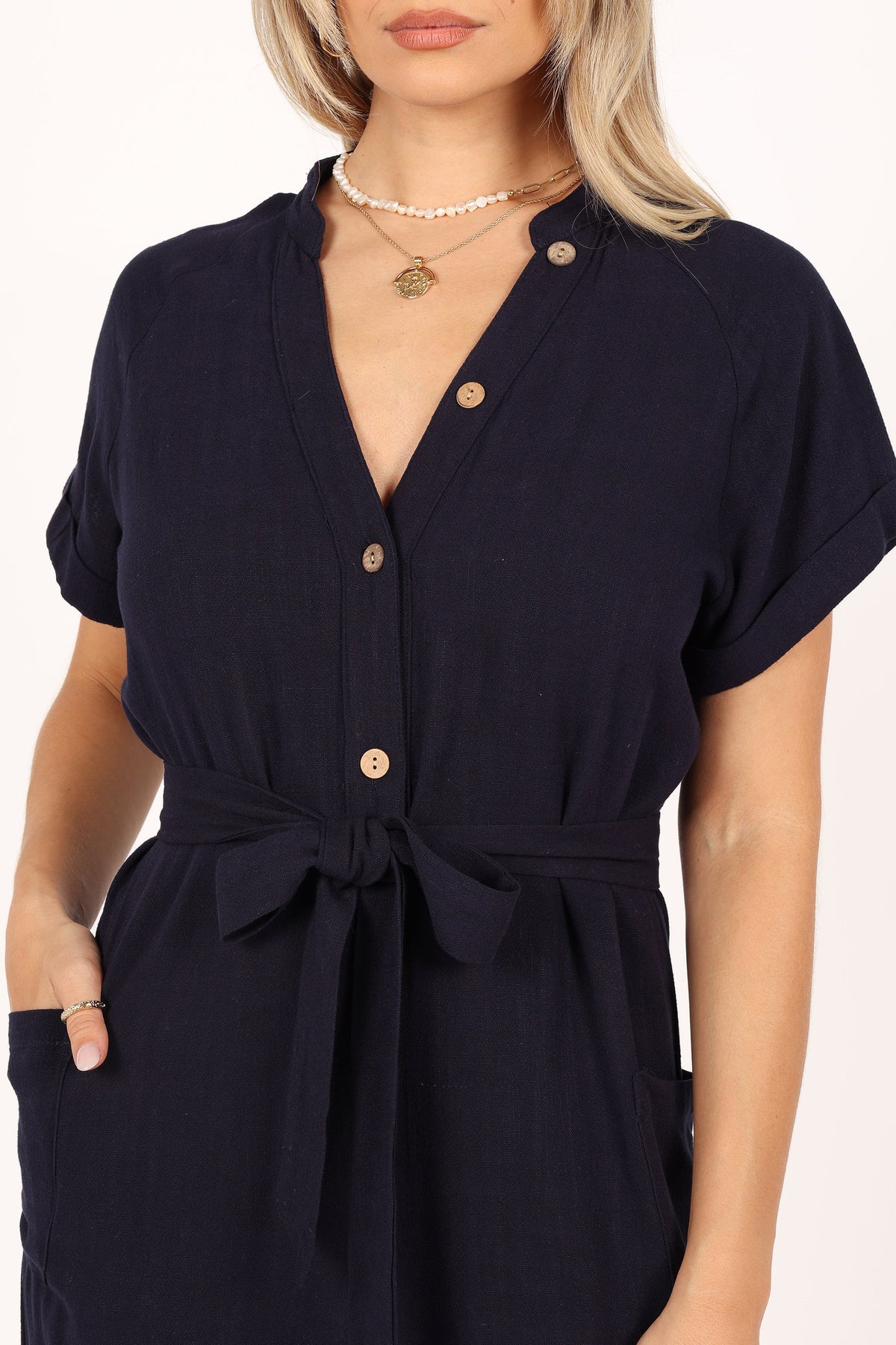 Archie Jumpsuit in Navy – view 4 of 10