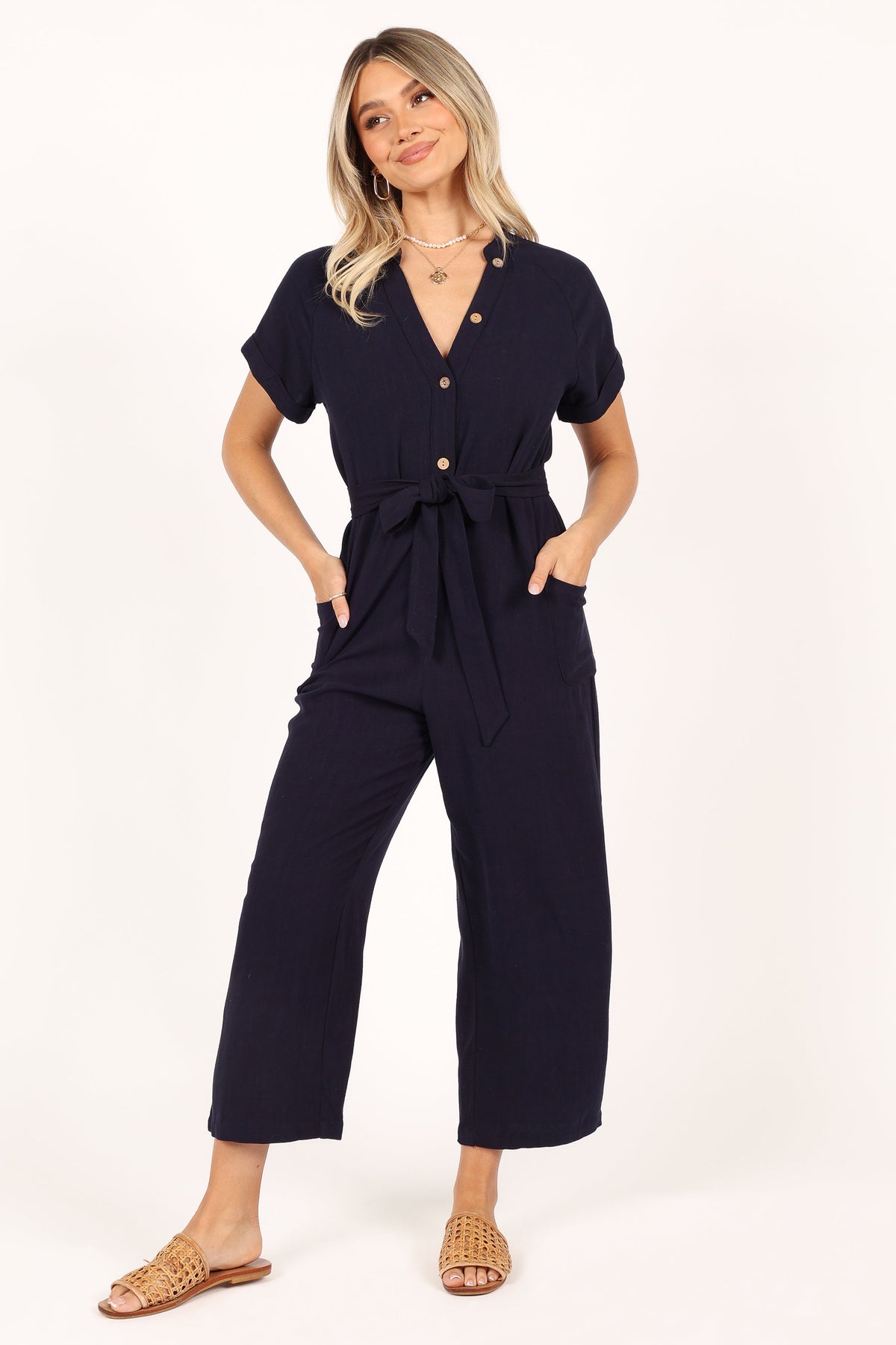 Archie Jumpsuit in Navy – view 10 of 10