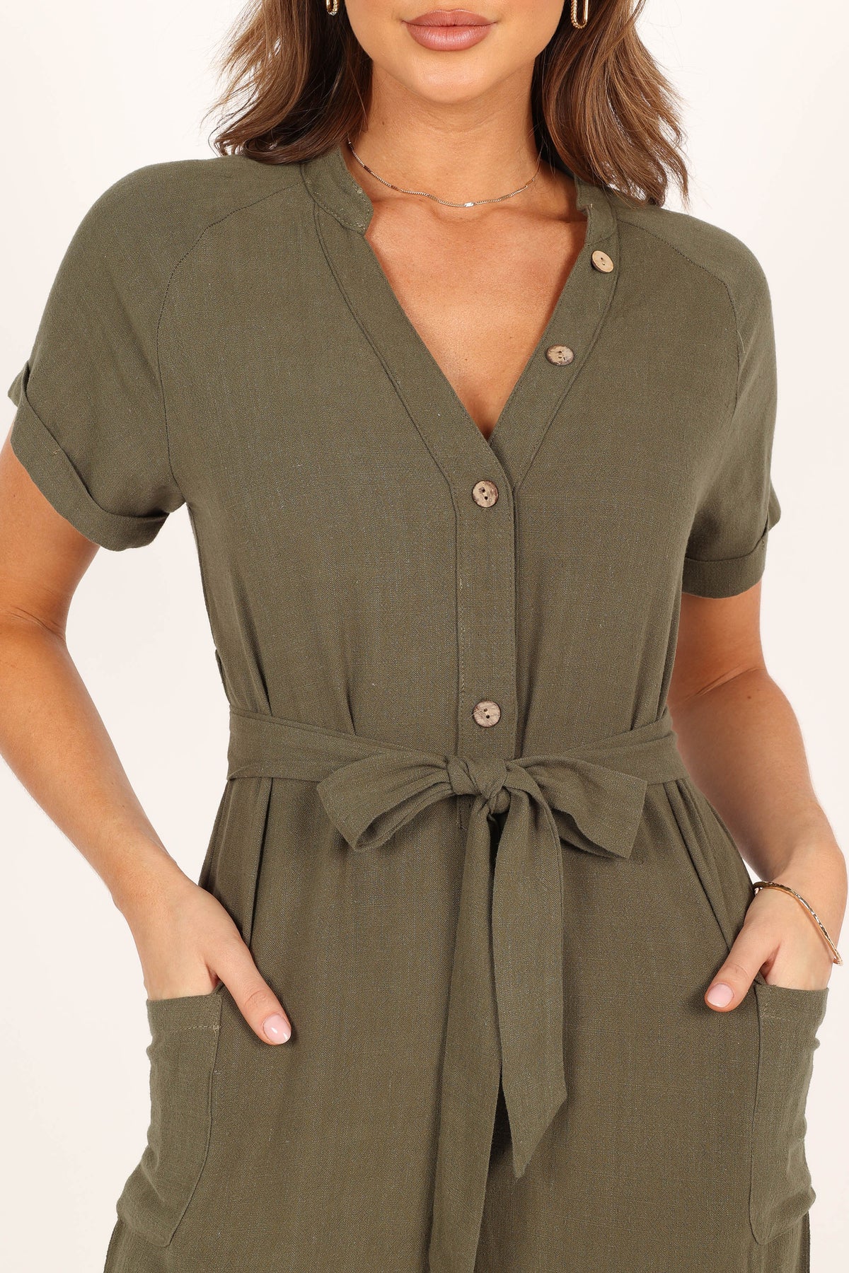 Archie Jumpsuit in Olive – view 5 of 8