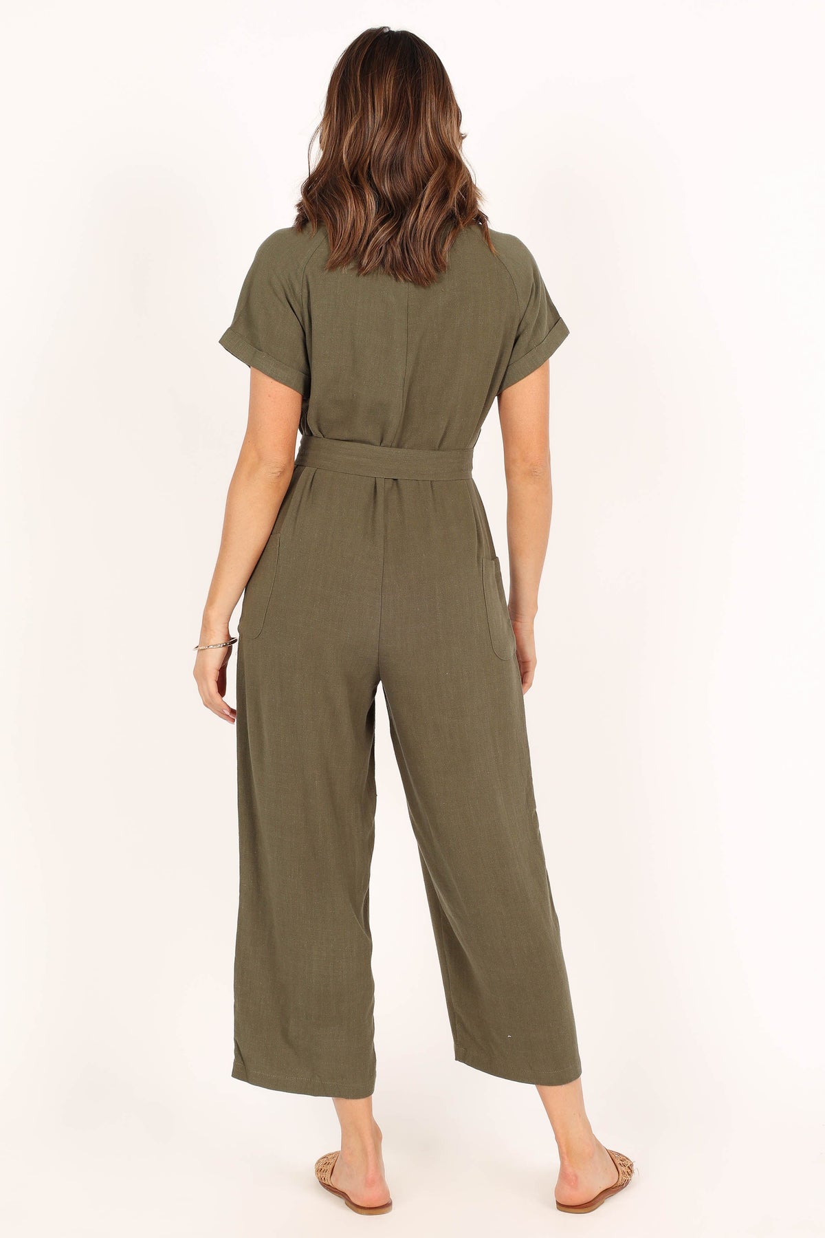 Archie Jumpsuit in Olive – view 7 of 8