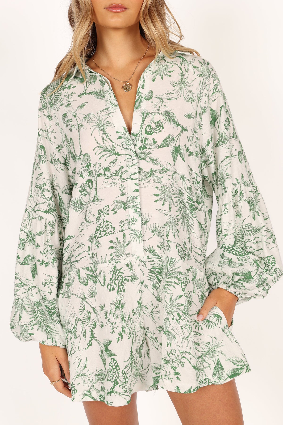 Elsa Romper in Green – view 7 of 9