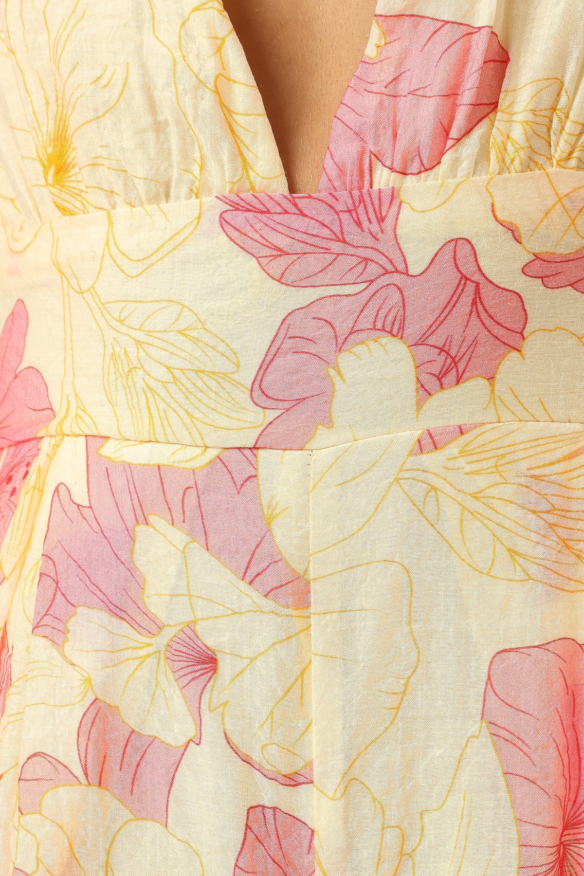 Halle Jumpsuit in Yellow Pink – view 9 of 9