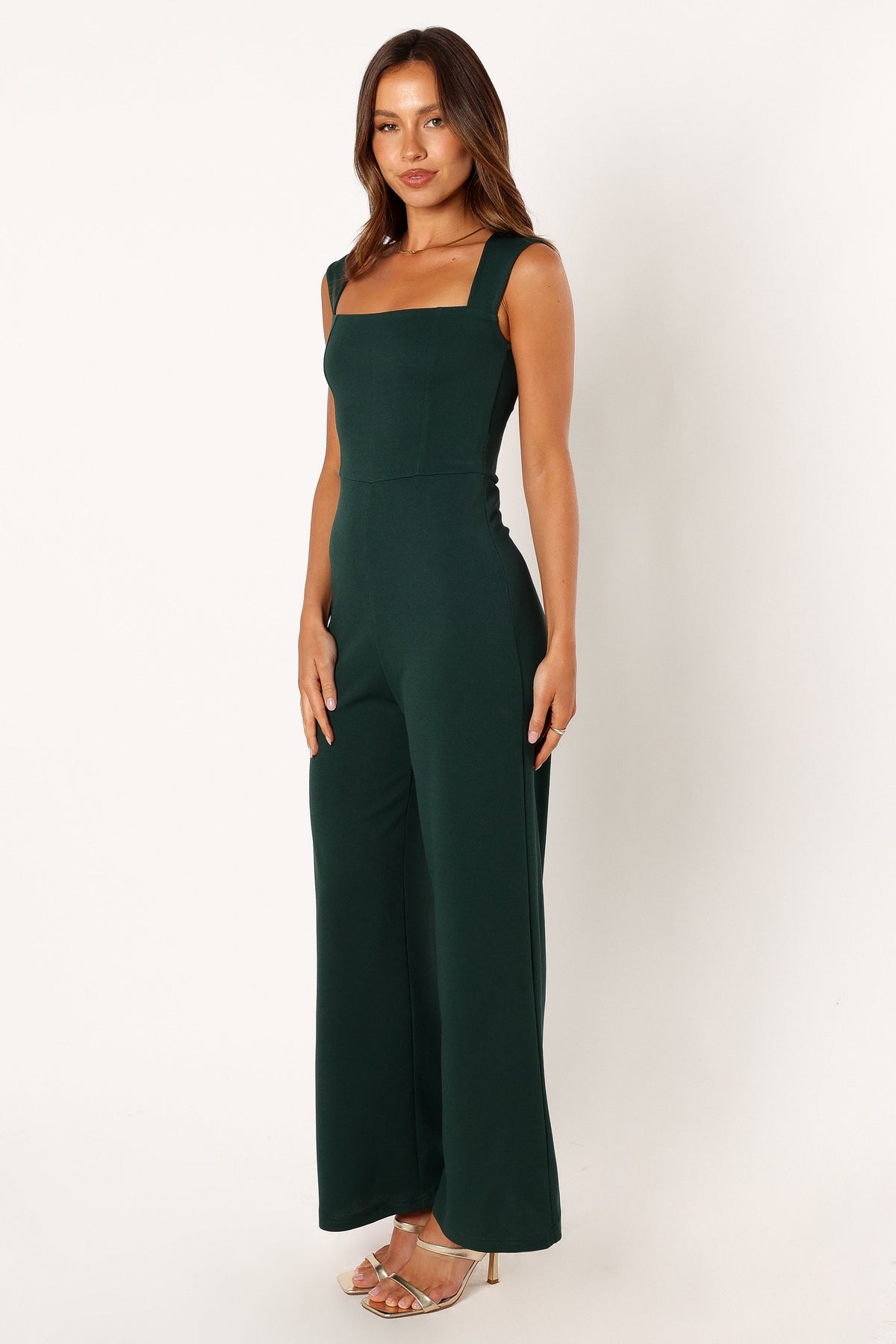 Iris Jumpsuit in Emerald – view 2 of 6