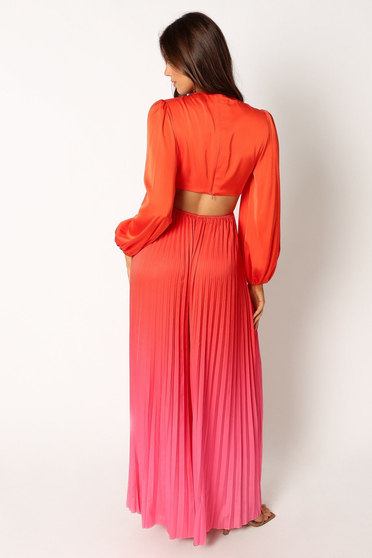 Krista Gradient Jumpsuit in Red – view 4 of 10