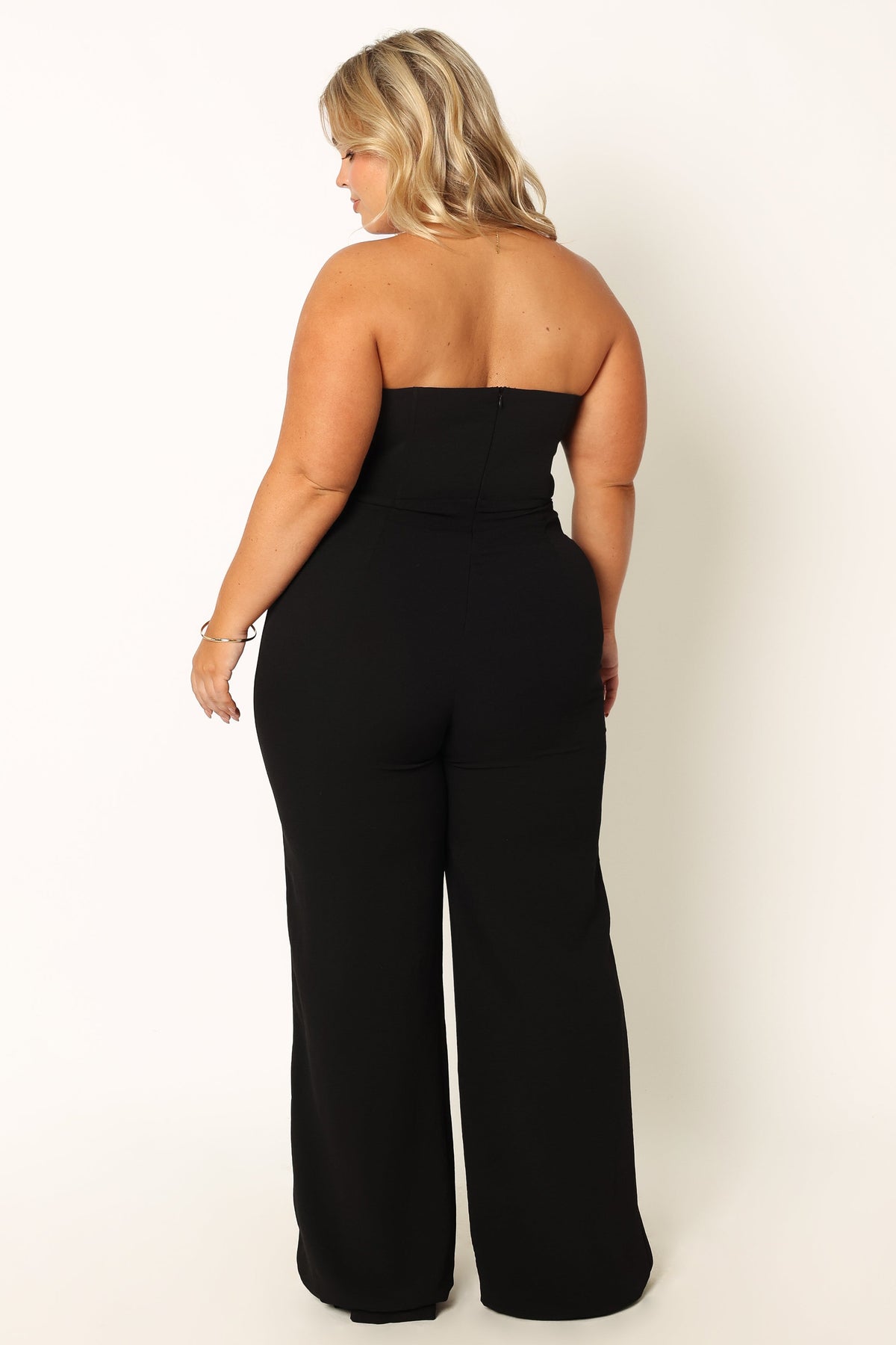 Nyla Sweetheart Jumpsuit in Black – view 10 of 12