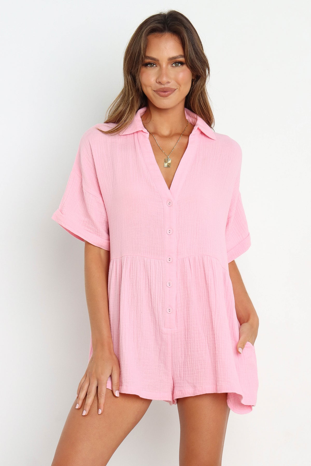 Winny Romper in Pink – view 2 of 9