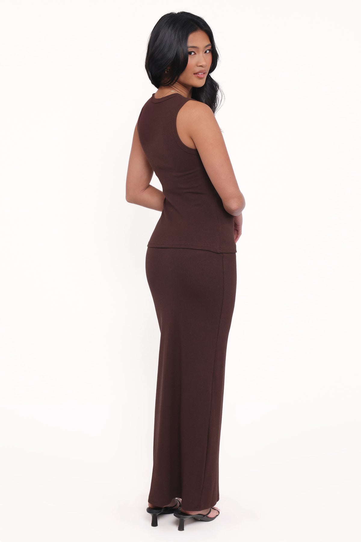 Adeline Two Piece Set in Chocolate – view 4 of 6