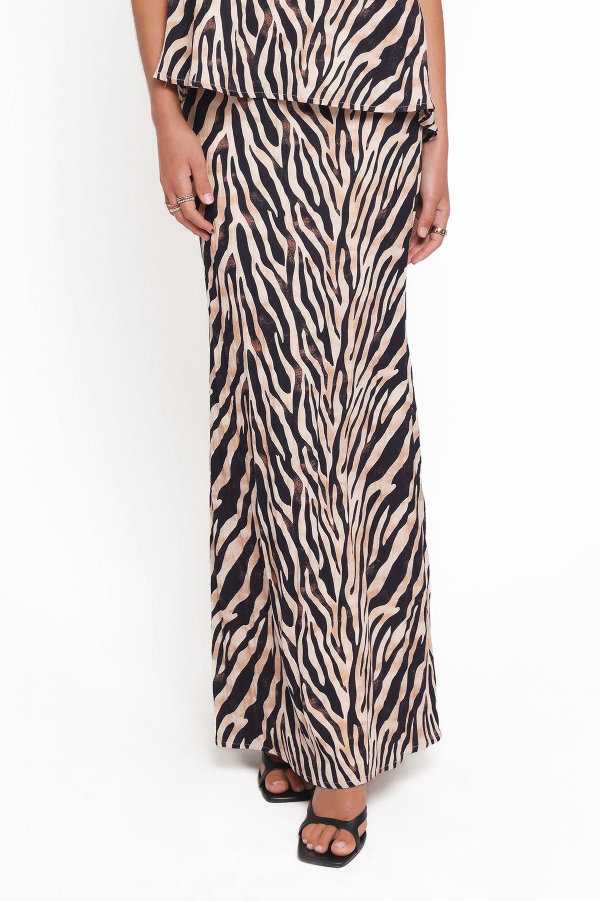 Agnes Skirt Set in Brown Zebra – view 3 of 6